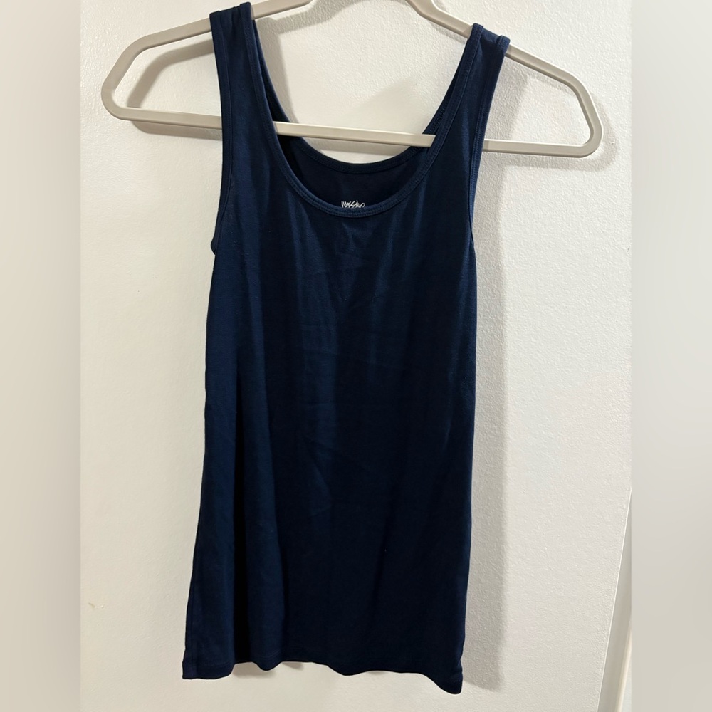 Mossimo Supply Co. Dark Blue Tank Top